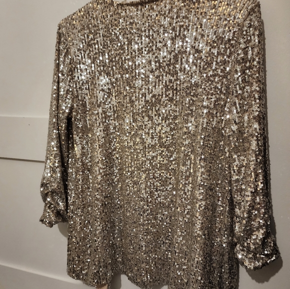 Gold sparkly jacket - Picture 2 of 4